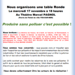 Flyer table ronde du CSAIGFIE